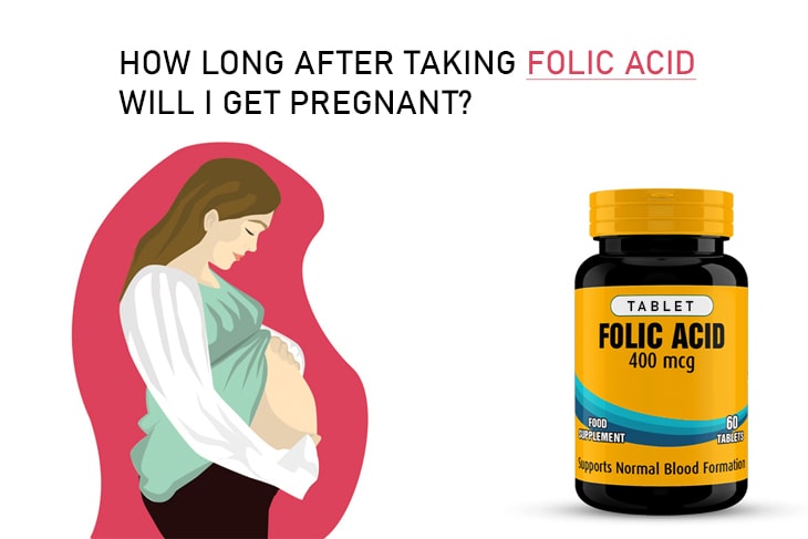 How long after taking folate will i get pregnant